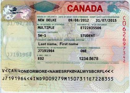 canadian travel document need visa for usa