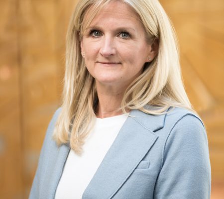 An indoor portrait image of Director of Human Resources Stephanie Mascoe